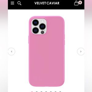 Velvet Caviar Hot Pink Silicone iPhone 13 Pro Case